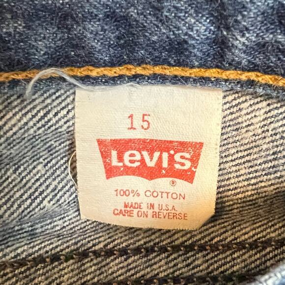 Levi’s VTG 70s Women’s Sz 26 High Rise Tapered Jeans USA Made Stonewash Denim - Picture 14 of 15